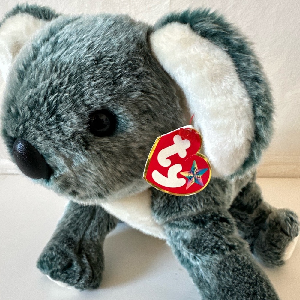 Ty Eucalyptus Koala Plush with Soft Gray and White Fur
